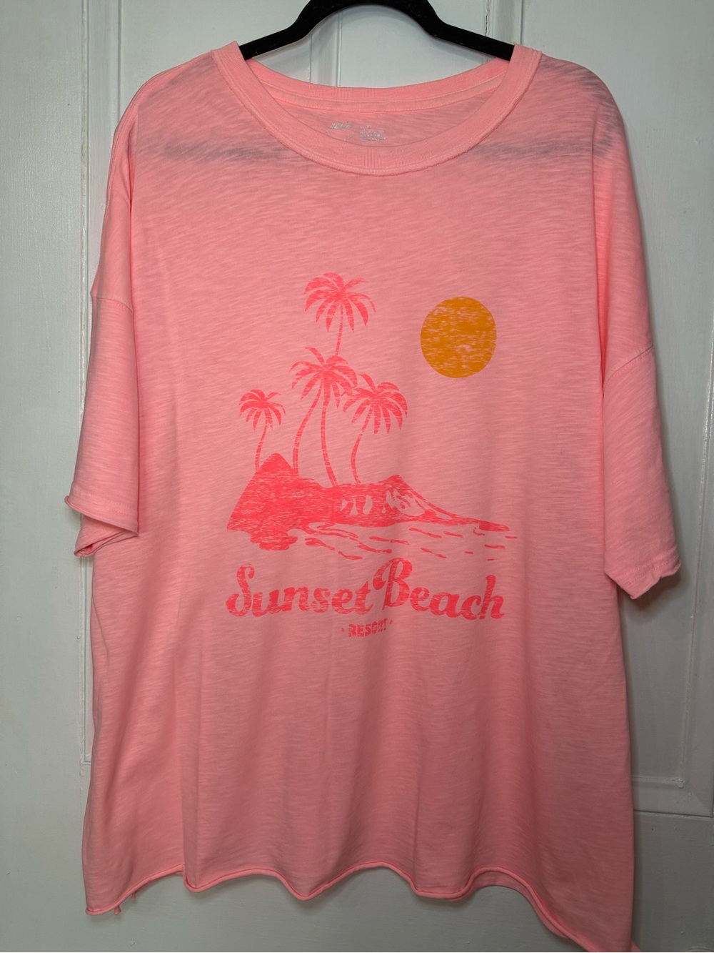 Aerie Sunset Beach Resort Oversized Graphic Tee - XL